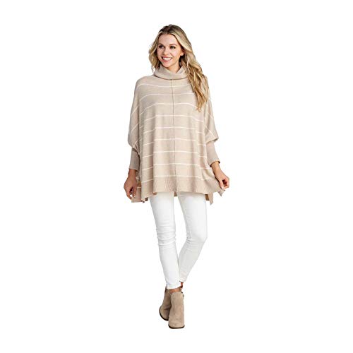Mud Pie Women's Long Sleeve, Tan, One Size