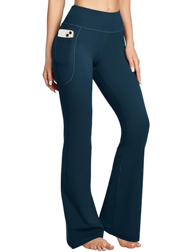 Image of Heathyoga Yoga Pants with Pockets Extra Soft Leggings with Pockets for Women Non See-Through High Waist Workout Leggings