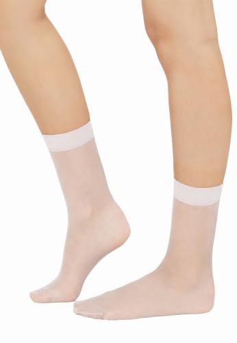 Image of Wolford Women's Individual 10 Denier Socks Sheer Elegance & Comfort Hosiery for Everyday