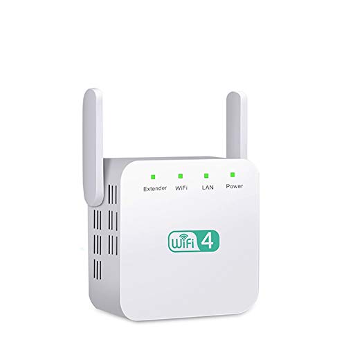 Eachbid Wireless WiFi Repeater WiFi Range Extender 2.4GHz 300Mbps AP/Repeater Mode 2 External Antennas WiFi Signal Amplifier with Indicator 360Â° Coverage WiFi Booster Access Point