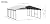Arrow Carports Galvanized Steel Carport, Double Car Metal Carport Kit, 20' x 24' x 9', Eggshell