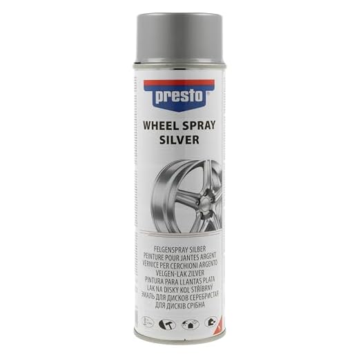 Presto 428924 Rallye-Spray, 500 ml, Felgensilber