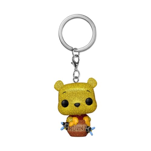 Funko Pop! Keychain: Disney Winnie The Pooh - Diamant Pailleté - Mini-Figurine en Vinyle à Collectionner Porte-clés Fantaisie - Cadeau de Noël - Idée de...
