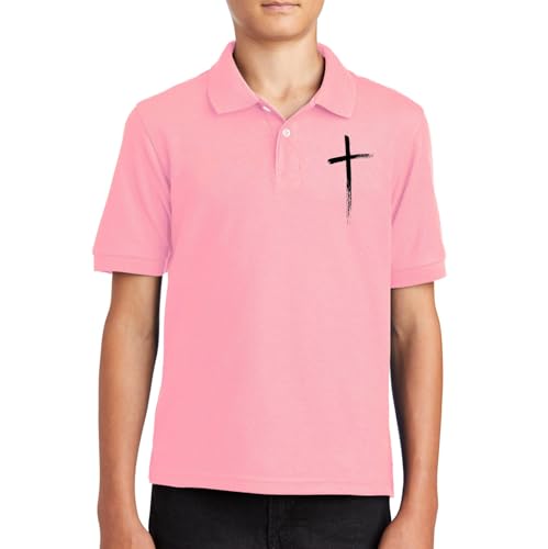 Kids Shirt Short Sleeve Boys Girls Button Up Collared 𝐏𝐨𝐥𝐨 Tee, Summer Athletic Top Comfort Preppy Casual Clothes2