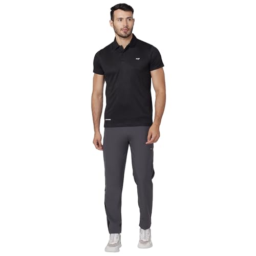 Image of berge' Men's Polyester Track Pant with Secure Zipper Side Pockets for Sports|Exercise|Gym|Running|Casual Wear|Lower Tracks Pant
