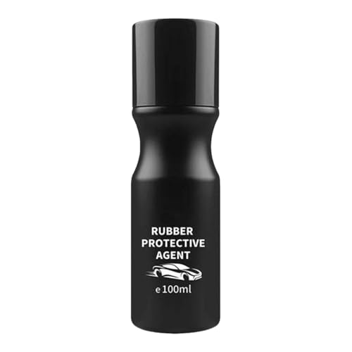 Car Rubber Seal Protectant, 100ml Windowtrack Lubricant, Black Car Trim Restorer, Rubber Seal Conditioner, Prevents Cracking and Drying, for Door, Window, Trunk