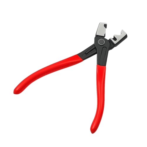 Sandfren Car Hose Clamp Plier, Heavy Duty CV Boot Clamp Plier with Non-Slip Handle, Clic-R Type Automotive Collar Hose Clip Crimping Repair Tool, Universal for Most Vehicles