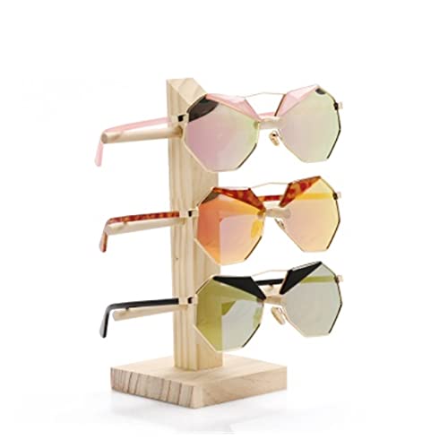 Présentoir à lunettes en bois massif pour éviter les rayures et verres cassés