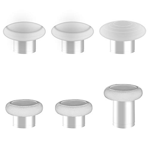Image of EASEGMER Elite Series 2 Swap Thumbsticks, 6 in 1 Plating Metal Magnetic Joysticks Grips for Xbox one Elite Series 2 Controller