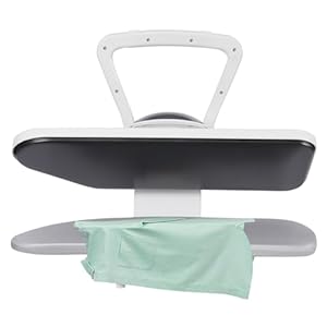 Intelligent Steam Press, 1600W Digital Steam Press, Steams Iron Press with 0.26-Gal Removable Water Tank, 5 Fabric Settings & Touch Screen for Bedroom Living Room Flat (White)