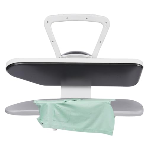 Fluoxtine Digital Steam Press, 1600W Intelligent Steam Press with Multiple Fabric Settings, Steam Iron Press with Touch Screen and Pressing Cushion, White