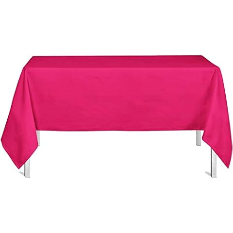 Home Direct Extra Large Fuchsia Pink Tablecloth Cover