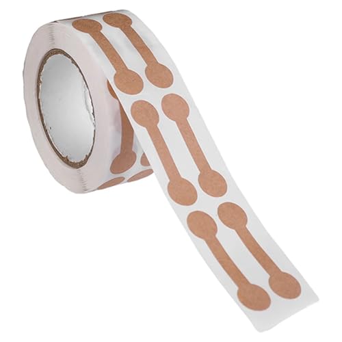 Etiquetas de precio para joyería multicolor con 10 rollos autoadhesivos de papel
