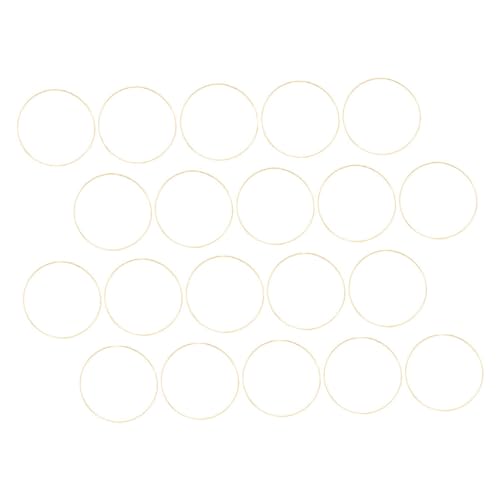 Anillos de hierro resistentes SEWACC de 10 piezas para tejer macramé 1