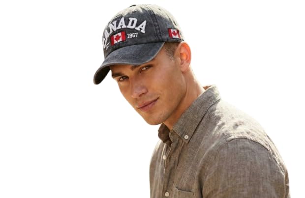 Canada Embroidered Baseball Cap for Men & Women | Adjustable Cotton Casual Cap | Unisex Sports Travel Outdoor Cap | Premium Soft Fabric Dad Hat-picture-50
