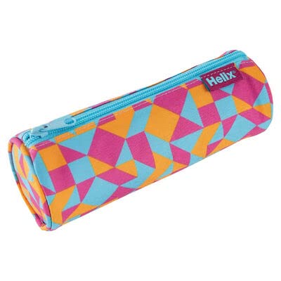 Helix Oxford Geo Pencil Case - Orange