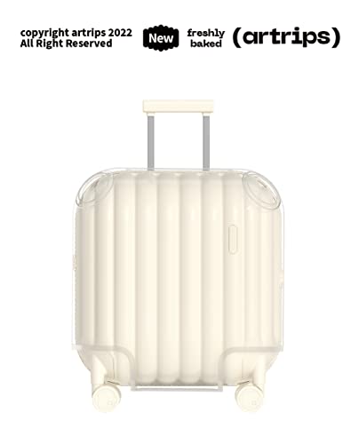 Artrips Luggage Cover Protectors-Clear Thickened Pvc Bread Wheeled Suitcase (20 Inch) #TOP4