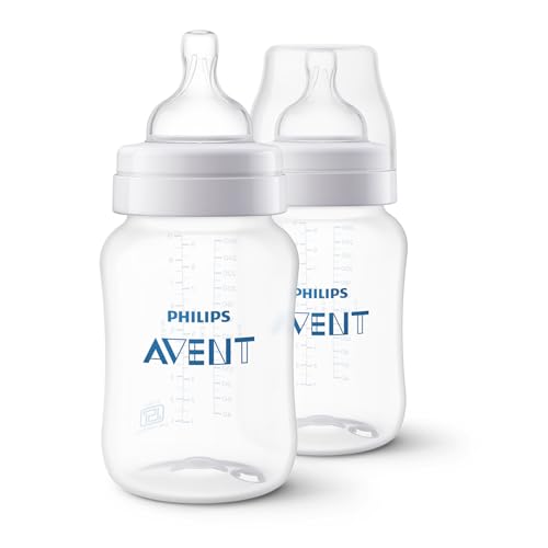 Philips Avent Anti-Colic Baby Feeding Bottles | 9oz/260ml – Pack of 2 | SCY103/20 Philips Avent Anti-Colic Baby Feeding Bottles | 9oz/260ml – Pack of 2 | SCY103/20