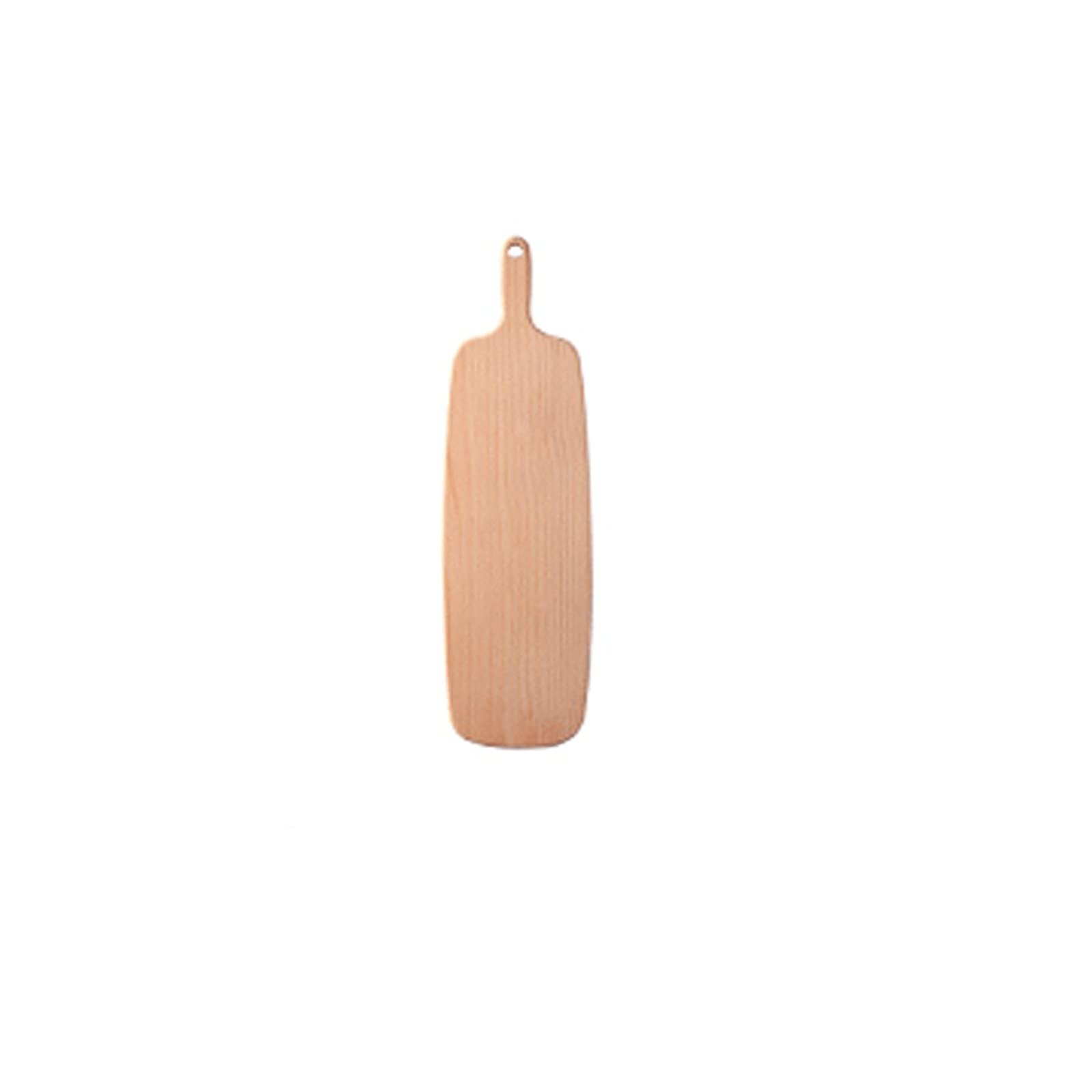 Tabla de cortar con bloques de madera de nogal negro, placa de madera para alimentos, pizza, sushi, pan, bandeja de madera entera, sin pintura (marrón, pequeña)