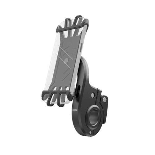 Hama Handyhalterung Fahrrad (universaler Handyhalter, auch für Ebike, MTB, Scooter etc., 360° drehbar, Klemmbefestigung am Lenker, Fahrrad Handyhalterung für iPhone, Samsung etc.) schwarz Hama Handyhalterung Fahrrad (universaler Handyhalter, auch für Ebike, MTB, Scooter etc., 360° drehbar, Klemmbefestigung am Lenker, Fahrrad Handyhalterung für iPhone, Samsung etc.) schwarz