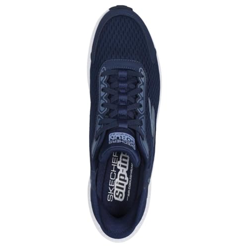 Skechers Women's Hands Free Slip-Ins Go Run Consistent 2.0 Endure Sneaker, Navy/Blue, 10