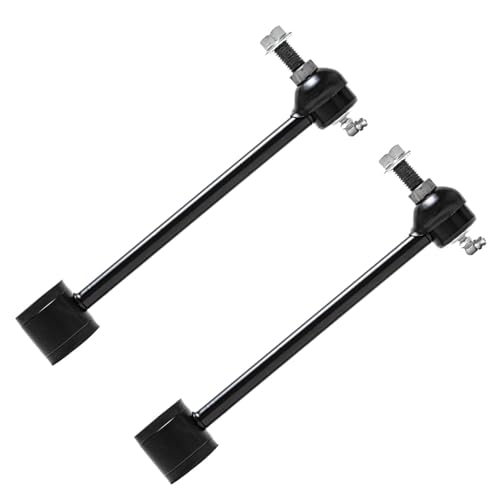 Image of Detroit Axle - Rear 4pc Shock Absorbers Kit for 2007-2017 Jeep Wrangler, 2018 Wrangler JK, 2 Shock Absorbers Assembly 2 Sway Bar End Links 2008 2009 2010 2011 2012 2013 2014 2015 2016 Replacement