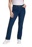 bonita hosen günstig Normalform der klassischen Jeans Mandy für große Größen. 5-Pocket-Form mit gerade geschnittenem Bein, bequem durch Stretchkomfort.