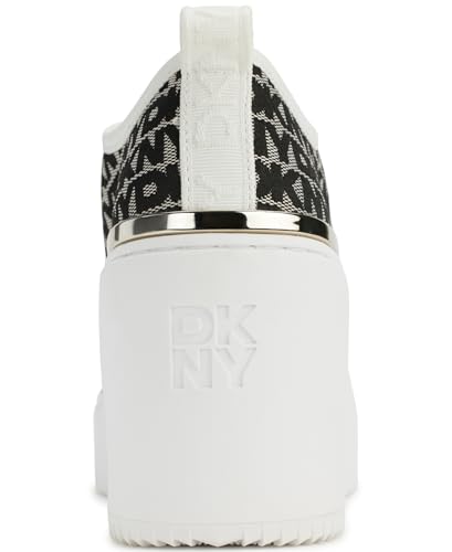 DKNY Women's Byla Lace Up Wedge Sneaker2