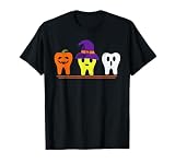 Dental Hygienist Halloween Pumpkin Witch Tooth Doctor T-Shirt