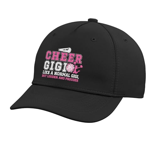 Cheer Gigi Definition Cheerleading Gigi Cheerleader Gigi Adjustable Printed Baseball Hat, Black