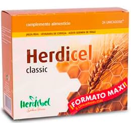 Complemento alimenticio Herdicel Classic 24 unicadose con extractos botánicos premium