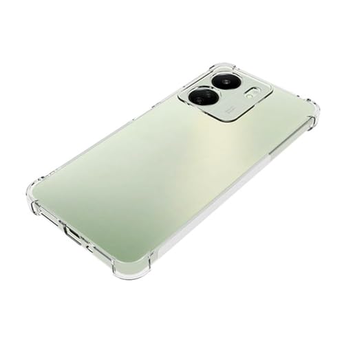 Image of for Poco C65 Case, Premium Soft Clear Crystal TPU Shockproof Transparent Case Cover Drop-Resistant Light Weight Case for Poco C65 Transparent