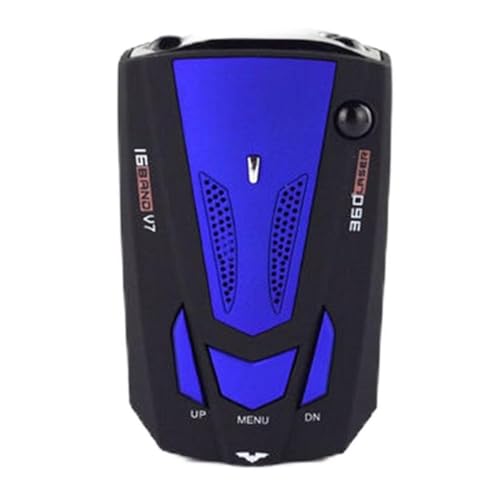 Alerta De Voz del Detector De Radar Láser De La Cámara GPS del Coche De 16 Bandas 360(Blue)