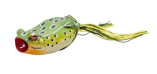 Savage Gear Rana saltarina - Señuelo de Rana de Superficie de Primera Calidad para la Pesca de Depredadores, para la Pesca en tapices de Hierba, Lirios de Agua y Zonas de Sombra, Negro 5.5 cm