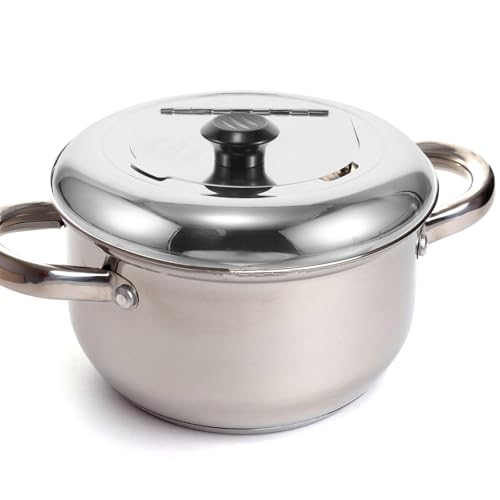 Tapa de olla de acero inoxidable de 10l para preservación de nutrientes 5