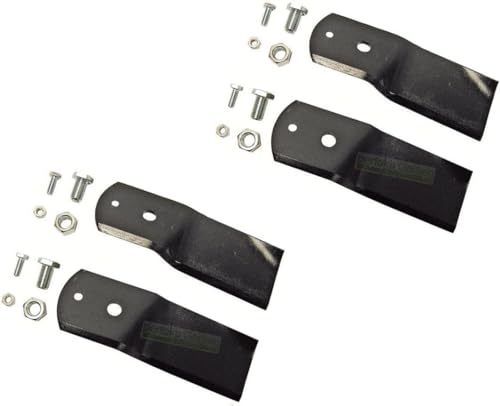 4 X 17 CM lame compatible avec Stiga Ready Park Villa 85 95 105 Combi 1134-6238-01 1134-9119-01