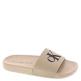 Calvin Klein Women's Arin Slide Sandal, Taupe 240, 8