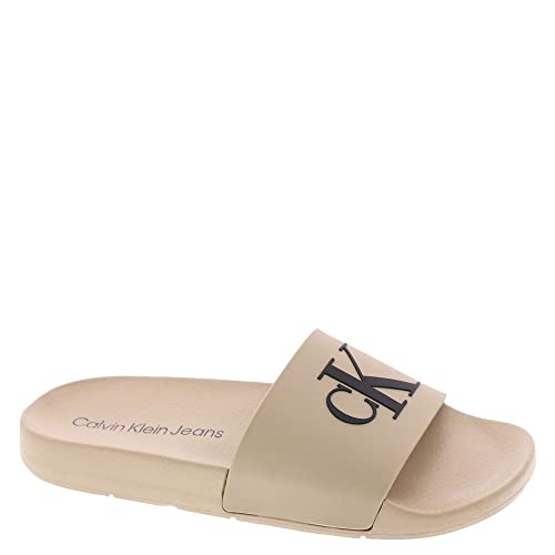 Calvin Klein Women's Arin Slide Sandal, Taupe 240, 8