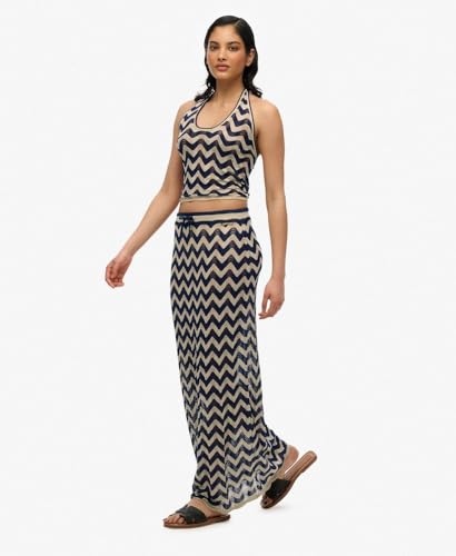 Jupe longue en maille zigzag femme Superdry - vue 3