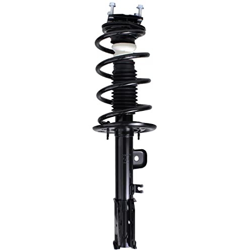 Image of Detroit Axle - FWD Front Struts for 2011 2012 2013 Ford Explorer 2 Complete Struts with Coil Spring Replacement Quick Install Ready Strut Shock Assembly