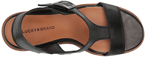 Lucky Brand Women's Vidany High Heel Sandal Heeled, Black, 5 #TOP4