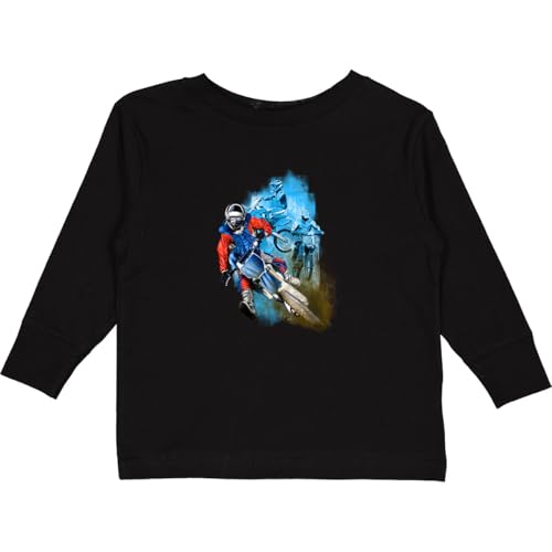 inktastic Motocross Toddler Long Sleeve T-Shirt