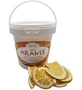 Oranges lyophilisées en demi-tranches - oranges déshydratées à froid pour cocktails professionnel...