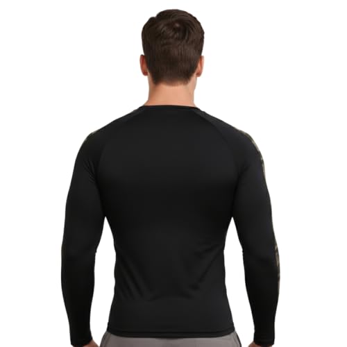 Image of GYMIFIC Mens Full Sleeve Compression T-Shirt | Round Neck Quick Dry Gym Workout Tee | Stretch Athletic Sports for Running & Training T Shirt for man