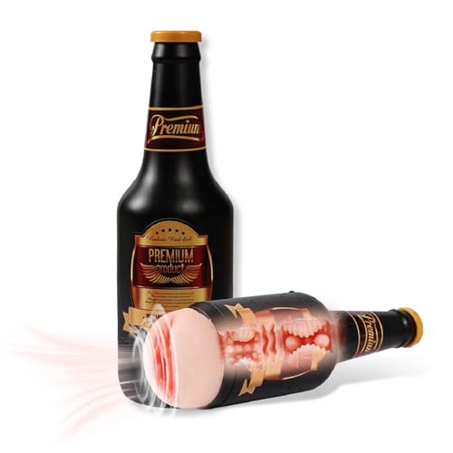 G5YH-Material Suave Silicona Cerveza Forma BiberóN Bolsillo Hombres 3D Masculino Real Juguetes ḿậstuṝbáḏoṝes ḿậsḉulino ṝeậl eleḉtṝiḉo sṹcciṑn hoḿbṝe ḿậṧtuṝbậḏoṝes ḿậṧtuṝbeṝ ḉopậ ḏe ḿậstuṝbậción
