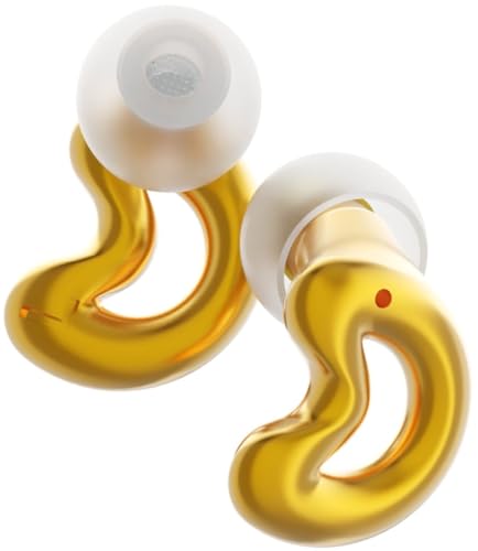 Relaxcharm PRO Konzert Ohrstöpsel,19dB Festival Ohrstöpsel für Konzerte und Musik, Earplugs Festival Wiederverwendbar & Hypoallergenes, 4 Größen XS/S/M/L ear plugs für Sport,Nachtschwärmer