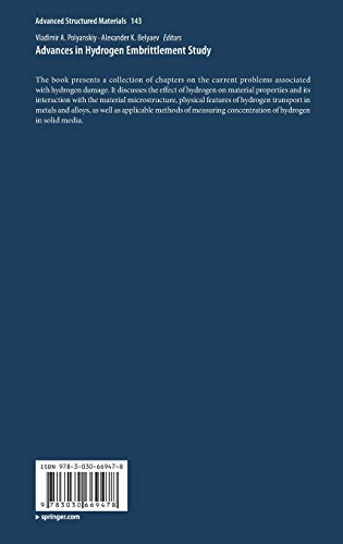 Advances in Hydrogen Embrittlement Study: 143