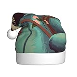 liumng pigro studente classico cappello di natale di babbo natale caldo confortevole perfetto per feste di festa, decorazioni natalizie
