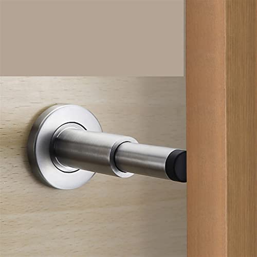 Tope de puerta silencioso montado en la pared para eliminar portazos en casa 4