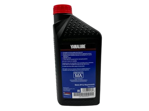 Aceite para motor 10W-40 Yamaha 2 unidades con embudo miniatura 5
